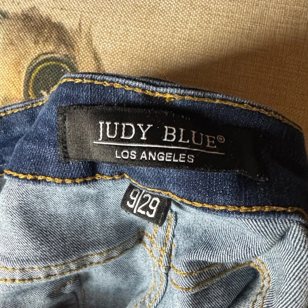 Judy Blue high rise Cool Denim boyfriend denim jeans Size 9 / 29 - Picture 15 of 15